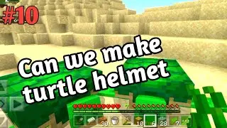 We Are Making Turtle Helmet @Minecraft Bedrock Survival E10