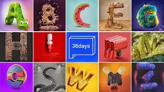 36days of type 2022 - ABCD Animation. A to Z Animated Alphabets.