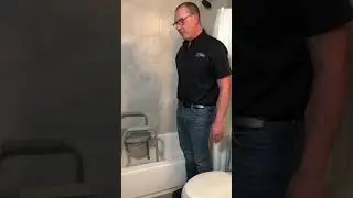 3 - in - 1 bedside commode in tub