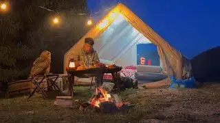 Grilling in the Mountains & Sleeping in a Tent