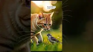 How A Tabby Cat Saves a Bird 😱😰 | Must Watch 🔥| #animalrescue  #rescuemoments