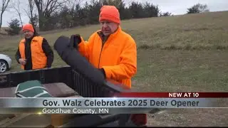 Gov. Walz celebrates 2025 Deer Opener in Goodhue County