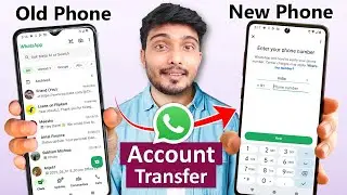Transfer WhatsApp chats from old phone to new phone | ek mobile se dusre mobile me whatsapp transfer