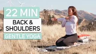 Gentle Yoga for BACK and SHOULDERS | Modified Yin Yoga