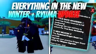 Всё в новой зиме + обновление Ryuma (One Fruit Simulator)