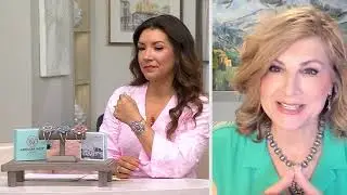 American West Sterling Silver Gemstone Cluster Cuff on QVC