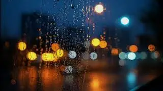 Night Rain on Window For deep sleep|Relaxing Rain Sounds,Stress Relief Rain|Better Sleep,Medication