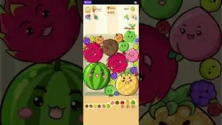FRUIT MERGE JUICY DROP GAME | 2 WATERMELON MERGE #fruitmerge #games #mergegame