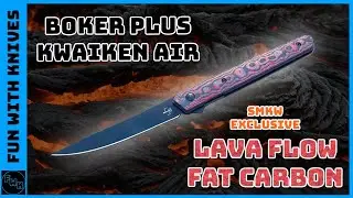 Unboxing: Boker Plus Kwaiken Air Lava Flow Fat Carbon SMKW Exclusive