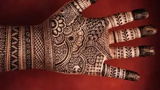 Very Easy Very Simple full hand BridalMehndi Design||Mehndi Design For Front Hand Easy Style