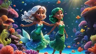 Four Little Mermaids Sing Under Sea + More Nursery Rhymes & Kids Songs