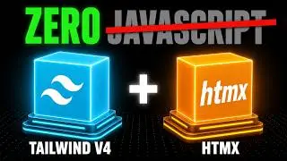 Tailwind v4 + HTMX: A Whole Frontend, No Build, No JS