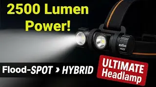 2500 Lumen auf dem Kopf?! 🔦&ndash; Sofirn Stirnlampe im Outdoor-Test