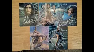 Alita Battle Angel - magnet cover for steelbook - unboxing PL