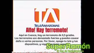 [FALSO] Alerta de terremoto en Teleamazonas (Cuenca - Ecuador, 2016)
