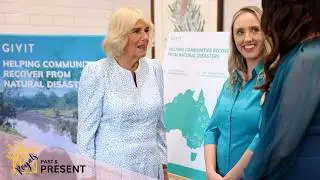 Australian charity founder's incredible meeting with Queen Camilla in Canberra