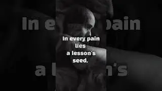 Nurturing Growth: Lessons in Pain#lifequotes#SubsNlikehelpmelots.Tnxall!