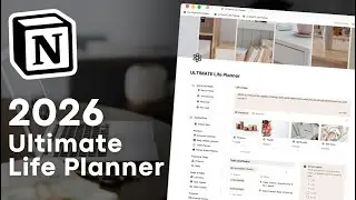 Organize Your Life with the ULTIMATE Life Planner 2026 | Notion Template Tour