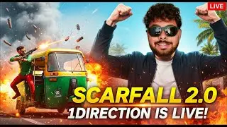 🔴 ScarFall 2.0 LIVE | Desi Battle Royale with Viewers 💥 | 1Direction Gaming