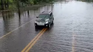 Drone Video of the flooding in Port Saint Joe, FL form Tropical Storm Fred