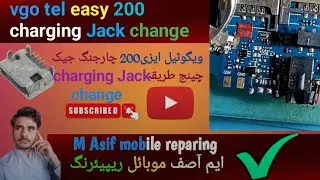 Vgo tel easy 200 charging Jack changing/ vgo tel mobile charging Jack change Karne ka tarika /keypad