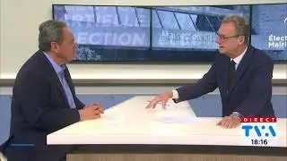 Yves Ducharme avec Pierre Donais &agrave; TVA sur la question des services de qualit&eacute;s.