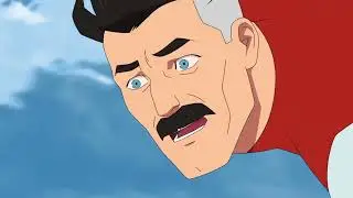 Mark crashes into green field -- Invincible