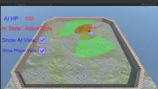 Unity3D Finite State Machine System: AI Tank Test