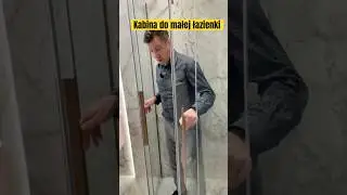 Kabina prysznicowa do małej łazienki ❌