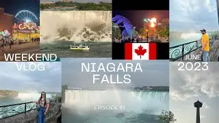 Niagara Falls, Downtown & Outlet (From Hamilton, Canada),Summer 2023 #niagarafalls #canada #vlog #yt