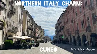 Cuneo Walking Tour | Discover Northern Italy’s Charm I ASMR 🇮🇹