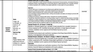 NEPRA WAPDA (National Electric Power Regulatory Authority) Jobs 2021