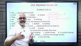 Oct. Revision First secondary English Grade 10\ 2026