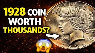1928 Peace Dollar Coins Worth Money 💰 Rare Silver Dollars to Look For!
