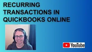Настройка повторяющихся транзакций в QuickBooks Online