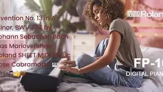 Invention No. 13 in A Minor, BWV 784 - Bach (Piano Academy) | [Marioverehrer]