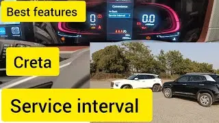 Creta Facelift best Feature Service interval detailed information #ravitrending #cretafacelift