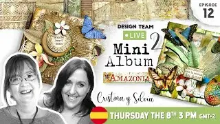 Stamperia DESIGN Team, EP 12 - 2 Mini Album Silvia y Cristina