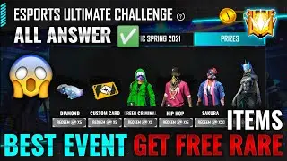 Complete Esoprt Ultimate Challenge - New Events in Free fire - Rare Event Hip hop, Green Criminal