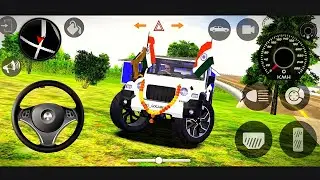 Modified Mahindra🔥🙏Thar Car Games: Indian Car (Thar wala game) Car Game: AndroidGameplay white thar