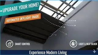 Automated Skylight Blinds: The Ultimate Smart Home Upgrade! (Motorized Roof Shade)