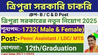 Government Job Vacancy 2025 || DDA new recruitment 2025 || 12 Pass job 1732  Vacancy
