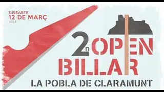 2n Open Billar la Pobla de Claramunt