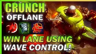 HOW TO DENY GOLD for the enemy through WAVE CONTROL! - Predecessor Crunch Offlane Gameplay