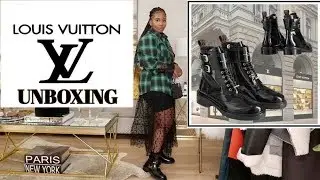 Louis Vuitton UNBOXING & HOW I STYLE COMBAT BOOTS! | POCKETSANDBOWS