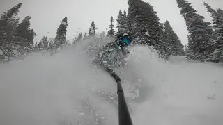 BONUS WEEKEND AT POMERELLE! | DEEP POW TURNS in APRIL? | Pomerelle Mountain | April 6, 2024