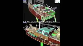5.6m Sail Boat Poly Chine Planing Hull Plywood Epoxy Construction Architecture&Design Andrei Rochian