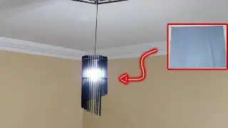 Genius Idea to Make Decorative Lights from Paralon Pipes