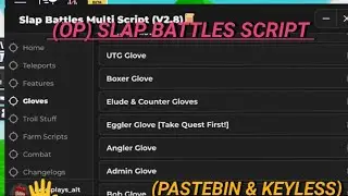 (NEW) Slap Battles Script | Get All Badges!, Slap Aura, ESP, Anti Void & More! [KEYLESS & OP 2025]