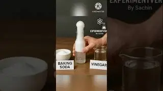 Vinegar and Baking soda Reaction Class 10 science #shorts